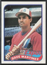 1989 Topps Dave Martinez Montreal Expos #763