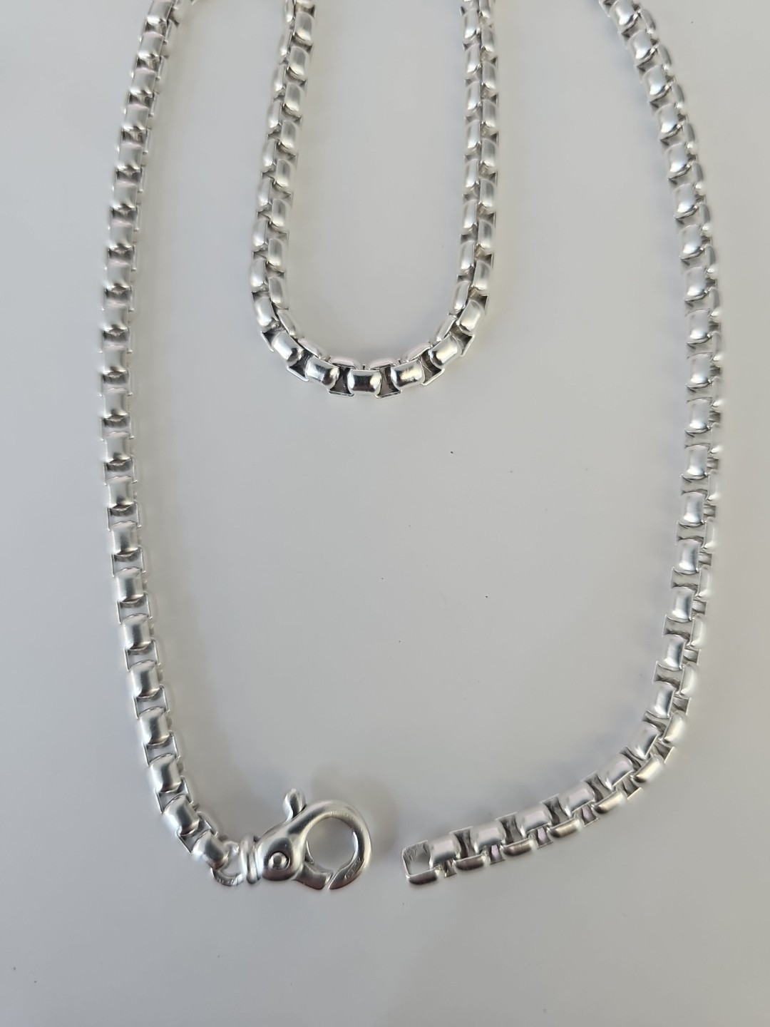 Sterling Silver 925 Solid 18'' Box Chain Necklace - image 5