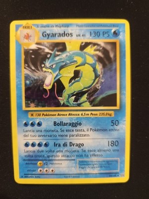 Pokemon Karte ARITA PSA GYARADOS 34/108 RARE HOLO SET XY EVOLUTIONS 2016 ITA BGS