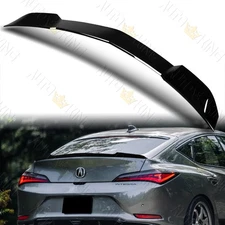 FOR 23-26 ACURA INTEGRA W-POWER PEARL BLACK REAR TRUNK DUCKBILL SPOILER WING