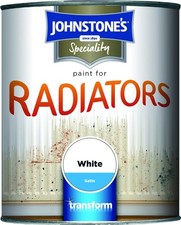 Johnstone's - Speciality Paint for Radiators - White - Satin - Water Colour - Q