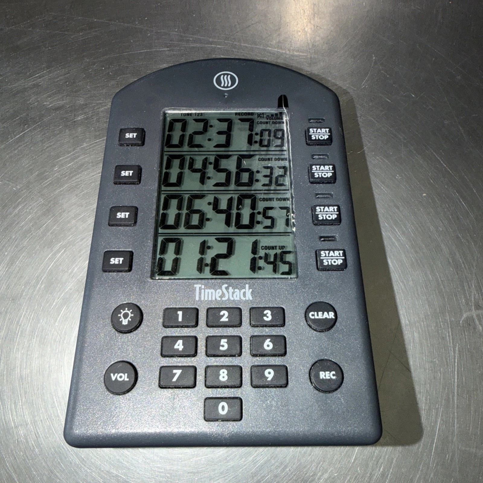 ThermoWorks TimeStack 4 Timers In One Record Voice Alarm Backlit Display GRAY
Opens in a new window