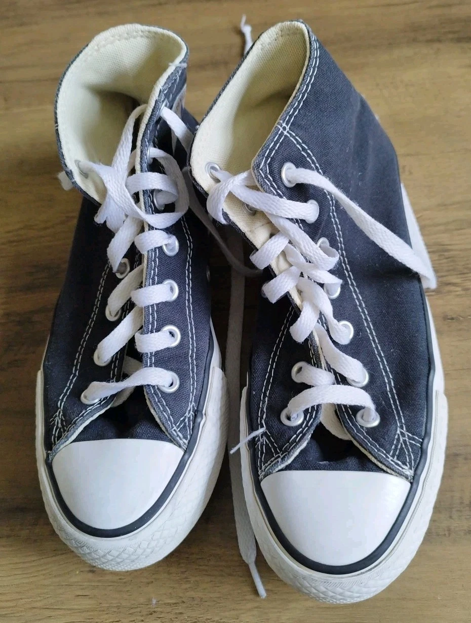Converse alte taglia 3 nere
