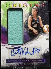 Courtney Vandersloot 2023 WNBA Panini Origins Jersey Autographs #JA-CVS -Liberty