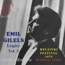 Gilels Legacy Vol. 3 (CD) Album (UK IMPORT)
