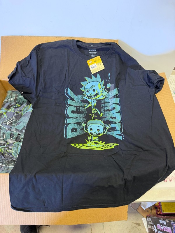 Lot of 22 Funko Rick Morty XL Xtra Large Tee Shirts New with Tags 
