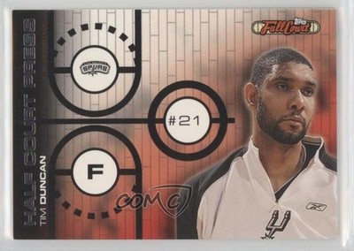 2006-07 Topps Full Court Half Court Press 553/999 Tim Duncan #HCP14 HOF 0f4i