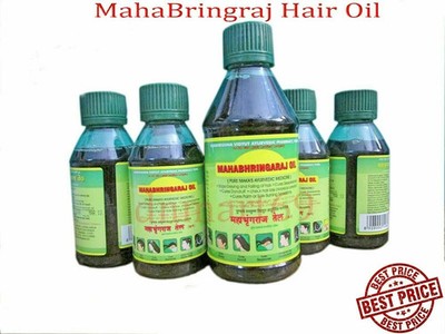 Maha Bhringraj Hair Oil | MahaBhringaraj Eclipta alba Brahmi Amla Oil + F.S.W