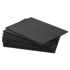 EVA Foam Sheets Black 12 Inch x 9 Inch 6mm Thickness for Crafts DIY 10 Pcs