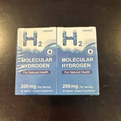 H2 Molecular Hydrogen Tablets Antioxidant Support 90ct. 2 Pack 180 Total