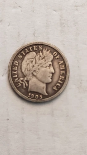 1905 O Barber Dime Coin, Very Fine Condition, But You Judge.      240