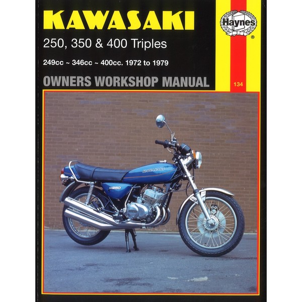 Kawasaki Motorrad 250, 350 Und 400 Triples (1972-1979) Workshop Manual Haynes-image