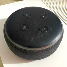Amazon Echo Dot Smart Speaker Black, Alexa, Wi‑Fi/Bluetooth Wireless, Fabric