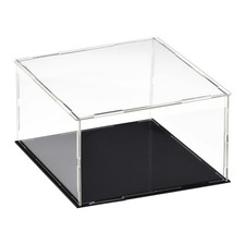 Acrylic Clear Display Case Box Dustproof Protection Showcase 20x20x10cm
