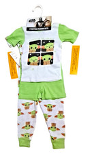 Star Wars The Mandalorian 4-Piece Cotton Pajama Set Size 24 Months NWT
