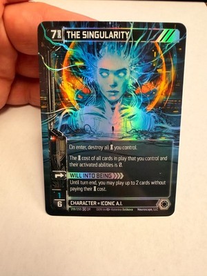 Neuroscape TCG The Singularity #219/255 Quantum Rare QR Holo