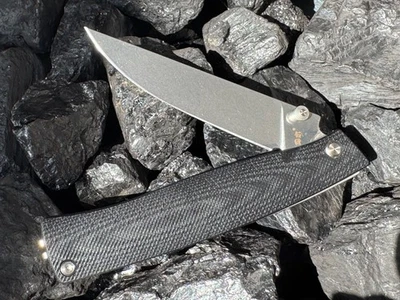 Sanrenmu 311L Slipjoint Folder 12C27 Stahl Taschenmesser G10-Griff Schwarz