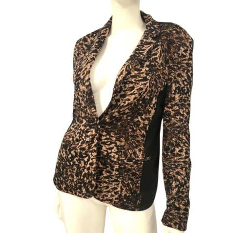 Blazer Rafaella Estampado Animal Mujer Talla 6 Nuevo con Etiquetas - Imagen 4 de 10