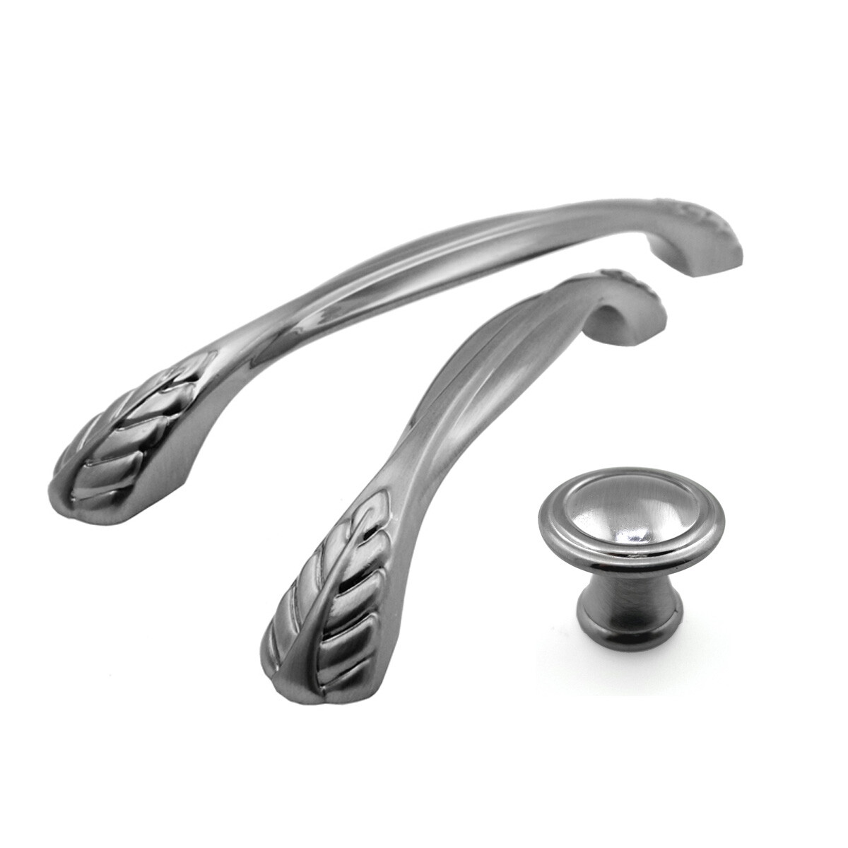 Hickory Hardware 10-Pack Round Cabinet Knobs - Satin Nickel, 1-1/8 Inch, For Kitchen & Bathroom Drawers - View #8