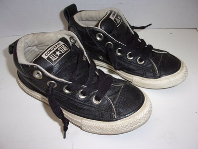junior converse leather