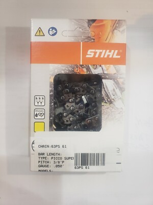 63PS 61 STIHL NEW CHAINSAW CHAIN SAW 18 in. 3/8p .50 61 18 INCH