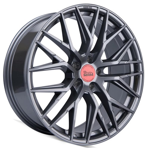 18 Zoll MAM RS4 Alufelgen Palladium Grau 5x112 Neu 4 Stck. für Seat Leon 1P, 1PN - Bild 1 von 5