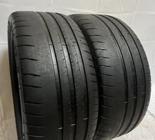 2 - NO REPAIRS 245/35ZR20 91Y Michelin Pilot Sport Cup 2 (N0) Porsche OEM - 2037