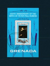 Grenade Grenada bloc tableau peintre anniversaire Rubens 1978 num: 69