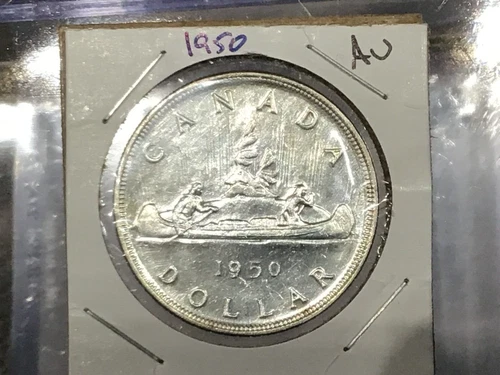 1950 Canada Silver Dollar AU   B1063