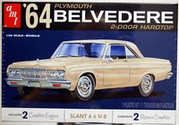 1964 Plymouth Belvedere 2-Door Hardtop 1:25 Amt 1188 Wieder Neu 2020