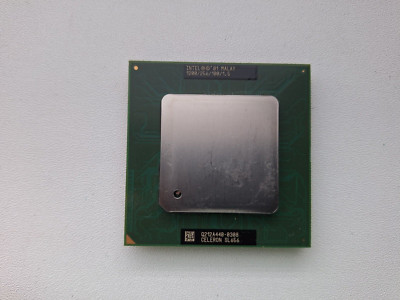 Intel Celeron 1200 1200/256/100 SL656 Tualatin Socket 370 Vintage CPU GOLD
