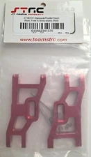 STRC Red Alloy Front A Arms with Pins for Stampede Rustler Slash #ST3631R