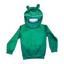 Green Costume Zip Hoodie Kids