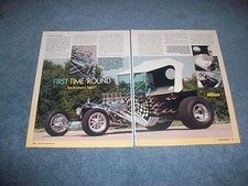 1923 Ford T-bucket Roadster Street Rod Article First Time Round