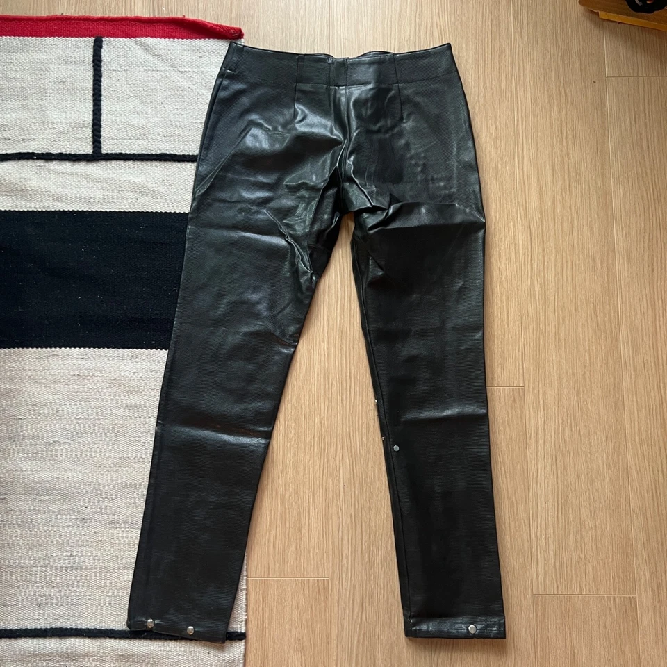 Vintage 1970's Men's Punk Studded Leather Pants- Size 30x30 - Image 2 of 4
