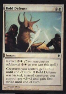 Bold Defense #3 Zendikar Common MTG