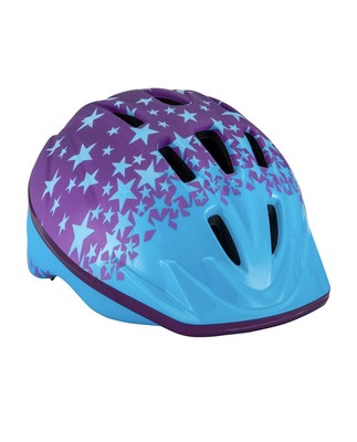 girls purple bike helmet