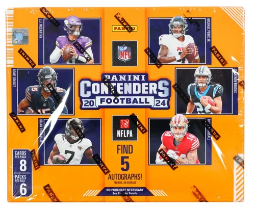 2024 PANINI CONTENDERS FOOTBALL - FACTORY SEALED - HOBBY BOX -