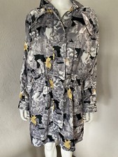 Obey X Debbie Harry Women's Hooded Wooster Jacket Parka Grey/black Size M