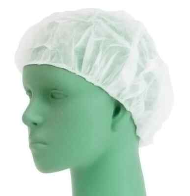 Case of 1000 Disposable Bouffant Caps Hair Nets 8 Colors Free Shipping