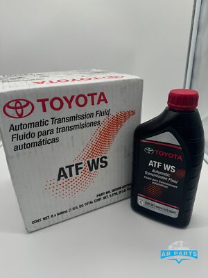 Toyota Lexus Sion ATF WS Transmission Fluid 00289-ATFWS OEM  ( 6 PACK )
