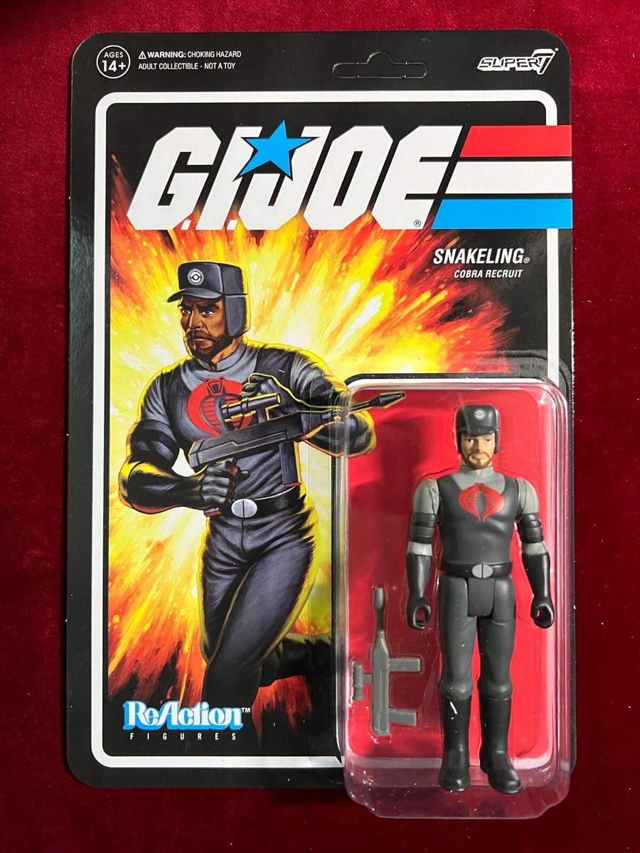 Figurine G.I.Joe ReAction Super7 - Cobra Trooper Version Peau Claire, Y-Back, Neuve