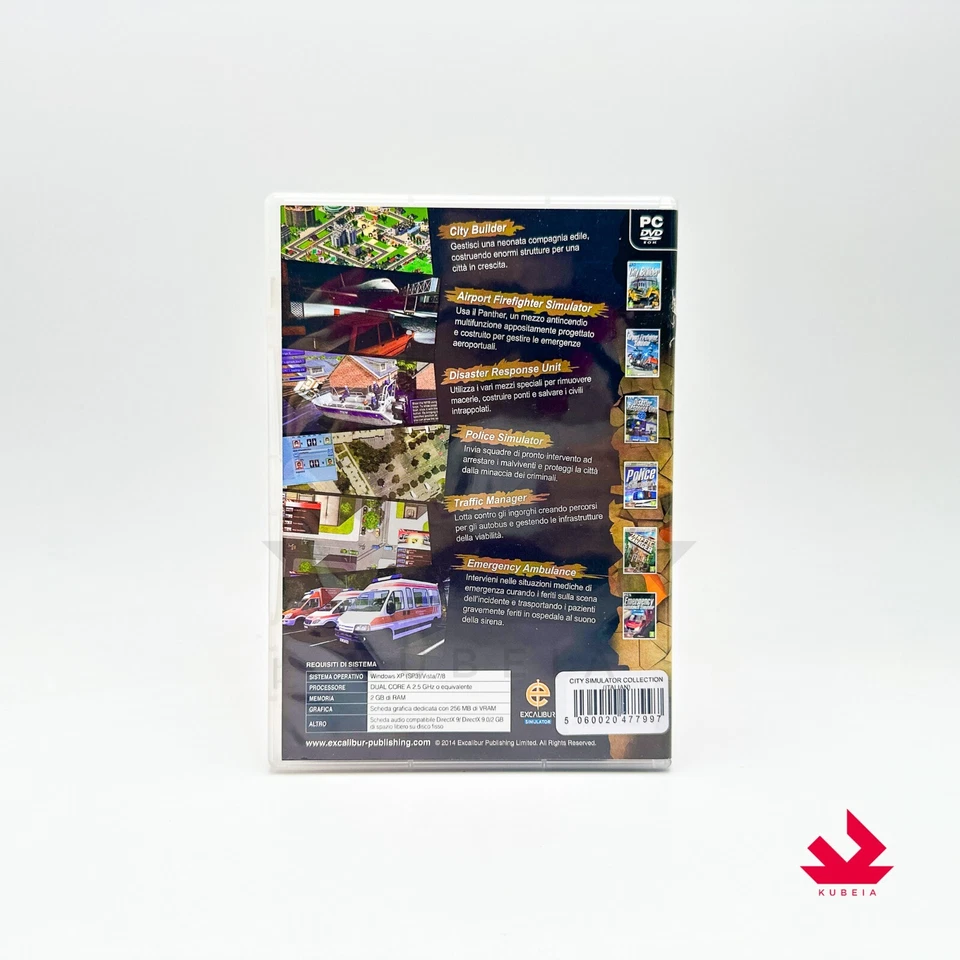 CITY SIMULATOR COLLECTION ITA – SIMULAZIONE DI COSTRUZIONE CITTÀ – PC COMPUTER - Immagine 3 di 4