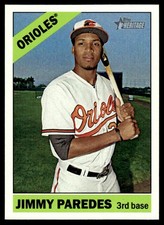 Jimmy Paredes 2015 Topps Heritage #525 Baltimore Orioles 25950 Baseball Card