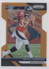 2018 Panini Prizm Rookie Orange Prizm 47/249 Royce Freeman #224 nf1