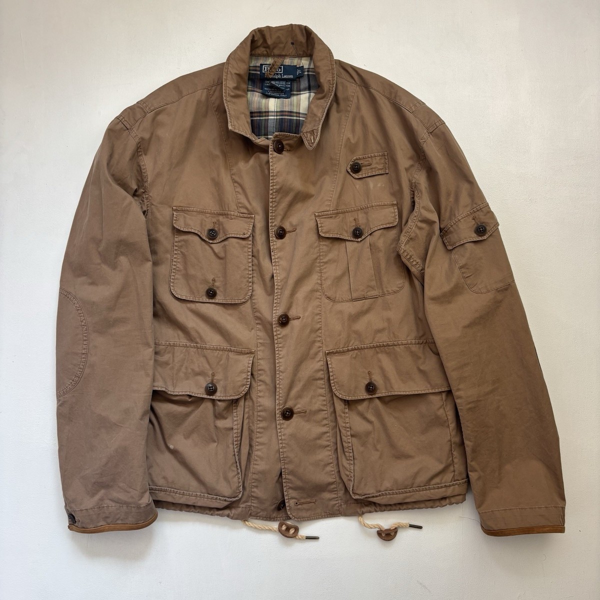 Headfield Barbour International Ridge Waterproof Jacket Polo Ralph Lauren  Wading Jacket Utility Coat Safari Army Brown