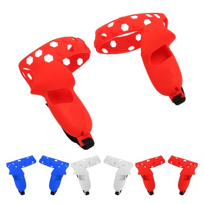 Controller Grip Cover Silicone VR Handle Protective Sleeve Anti Throw Grip Co CB