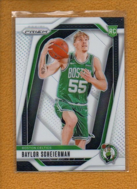 Baylor Scheierman 2024-25 Panini Prizm Rookie White Prizm RC #236 /175