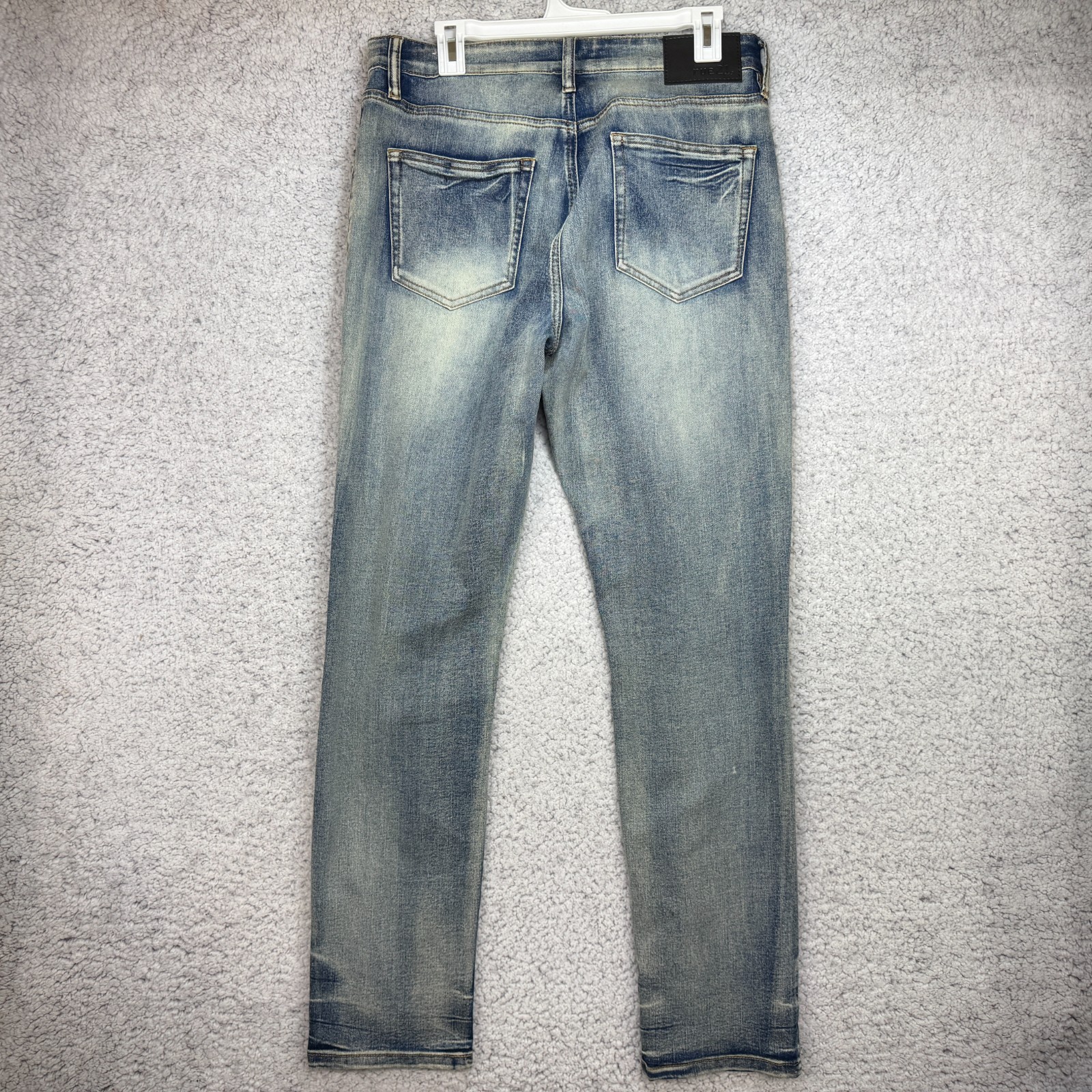 Rue21 Skinny Supreme Flex Distressed Jeans 32x32 Rue 21 Holes Blue Denim Faded thumbnail 6