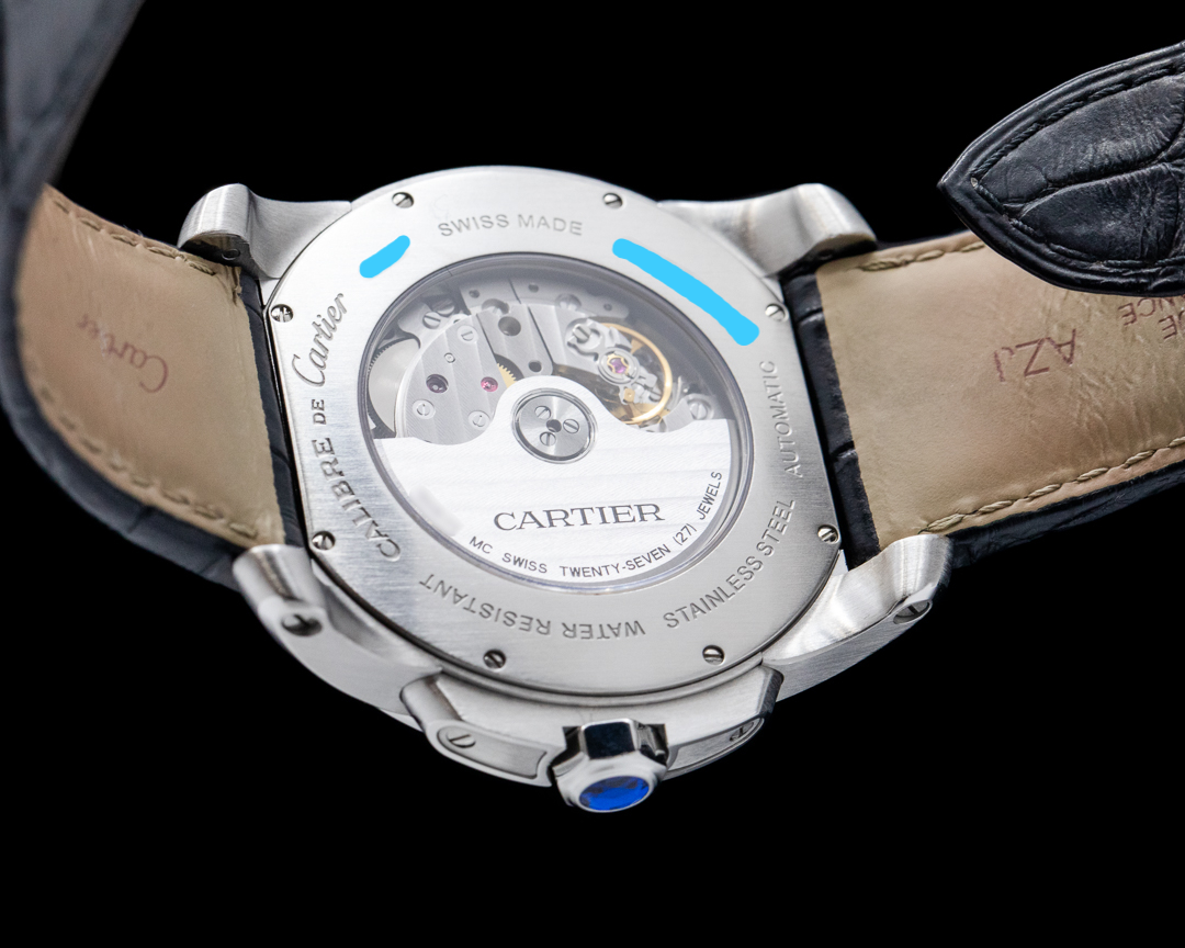 Cartier Calibre de Cartier Large 44mm Black Dial Automatic Steel